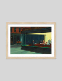 Nighthawks - The Good Poster Co. - Paper Size : 59.4 x 42.0 cm A2