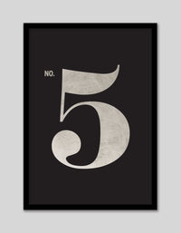 No. 5 - The Good Poster Co. - Paper Size : 29.7 x 42.0 cm A3