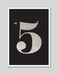 No. 5 - The Good Poster Co. - Paper Size : 29.7 x 42.0 cm A3