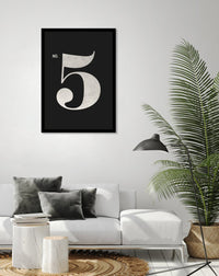 No. 5 - The Good Poster Co. - Paper Size : 29.7 x 42.0 cm A3