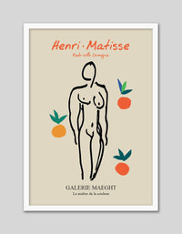 Nude with Oranges - The Good Poster Co. - Paper Size : 29.7 x 42.0 cm A3