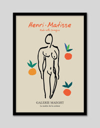 Nude with Oranges - The Good Poster Co. - Paper Size : 29.7 x 42.0 cm A3