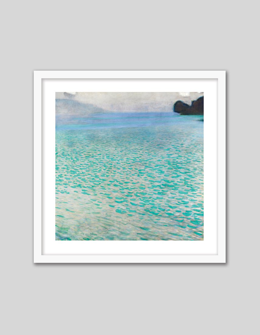 On Lake Attersee - The Good Poster Co. - Paper Size : 40.6 x 40.6 cm