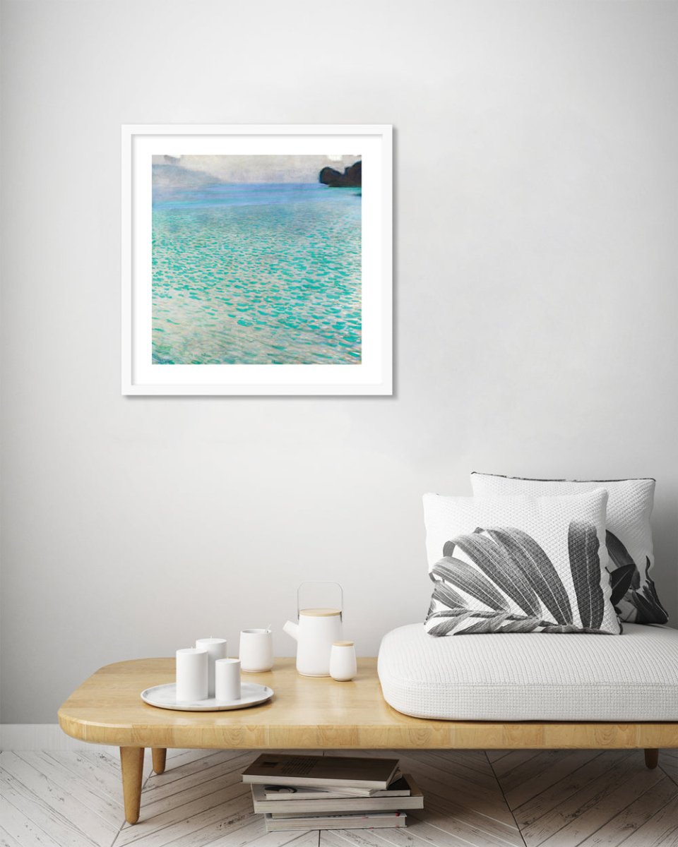 On Lake Attersee - The Good Poster Co. - Paper Size : 40.6 x 40.6 cm
