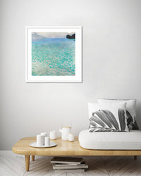 On Lake Attersee - The Good Poster Co. - Paper Size : 40.6 x 40.6 cm