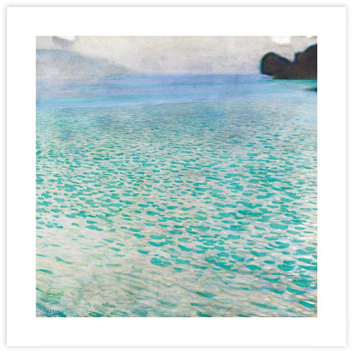 On Lake Attersee - The Good Poster Co. - Paper Size : 40.6 x 40.6 cm