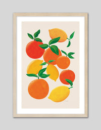 Oranges & Lemons - The Good Poster Co. - Paper Size : 29.7 x 42.0 cm A3
