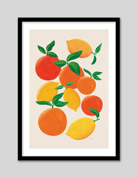 Oranges & Lemons - The Good Poster Co. - Paper Size : 29.7 x 42.0 cm A3