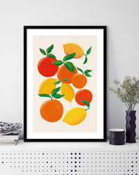 Oranges & Lemons - The Good Poster Co. - Paper Size : 29.7 x 42.0 cm A3