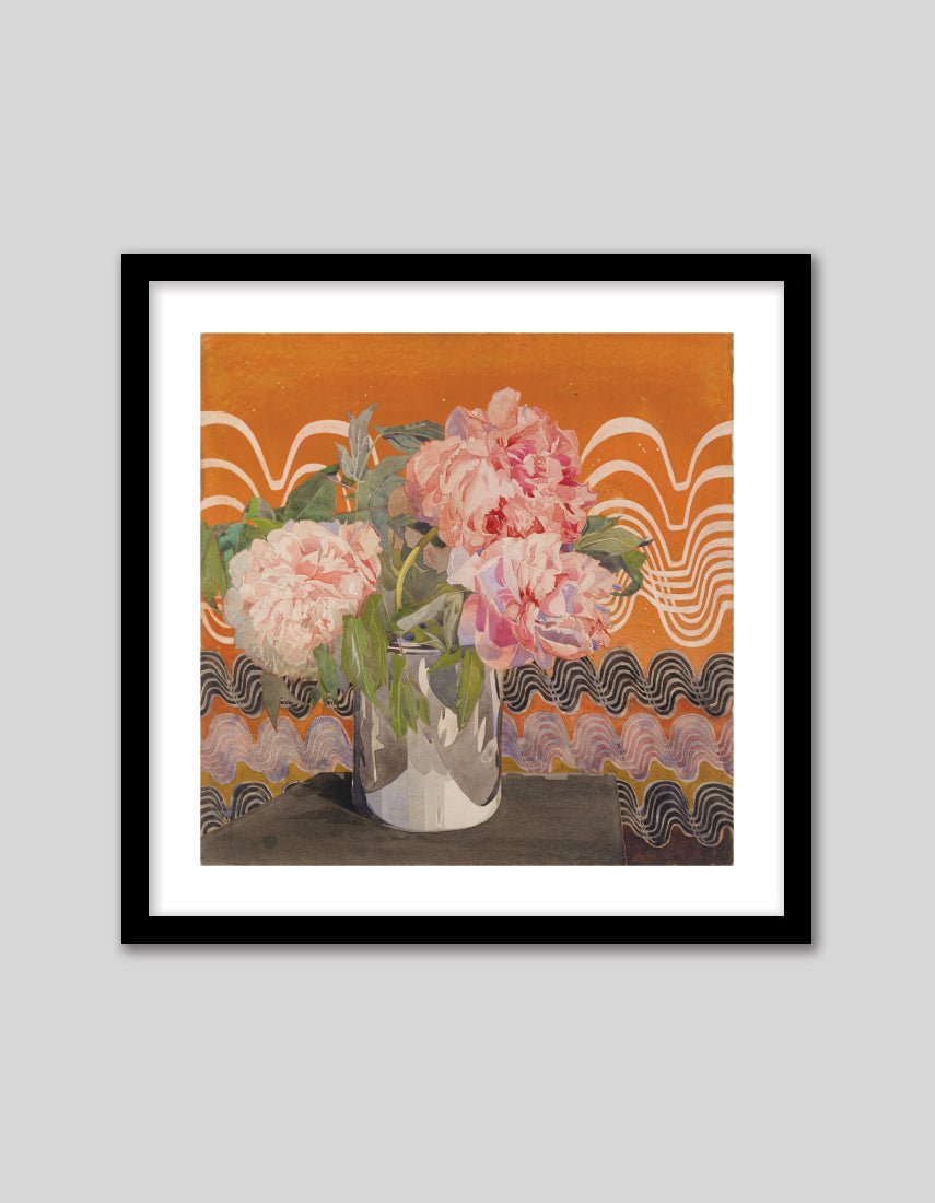Peonies - The Good Poster Co. - Paper Size : 40.6 x 40.6 cm