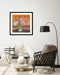 Peonies - The Good Poster Co. - Paper Size : 40.6 x 40.6 cm