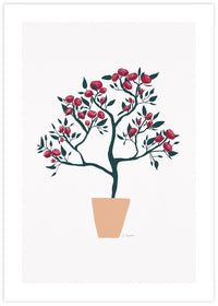 Potted Roses - The Good Poster Co. - Paper Size : 29.7 x 42.0 cm A3