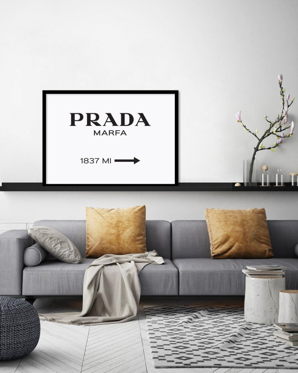 Prada Marfa - The Good Poster Co. - Paper Size : 29.7 x 42.0 cm A3