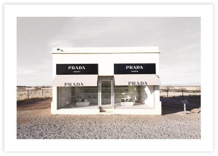 Prada Marfa - The Good Poster Co. - Paper Size : 29.7 x 42.0 cm A3