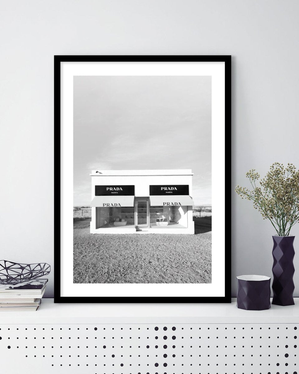 Prada Marfa - The Good Poster Co. - Paper Size : 29.7 x 42.0 cm A3