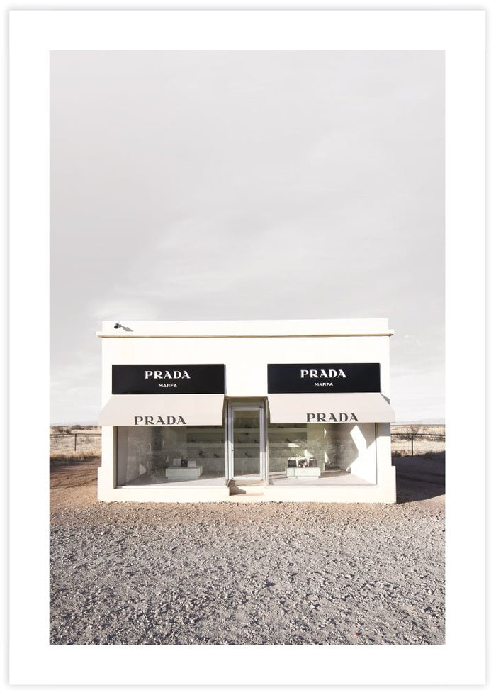 Prada Marfa Lux - The Good Poster Co. - Paper Size : 29.7 x 42.0 cm A3