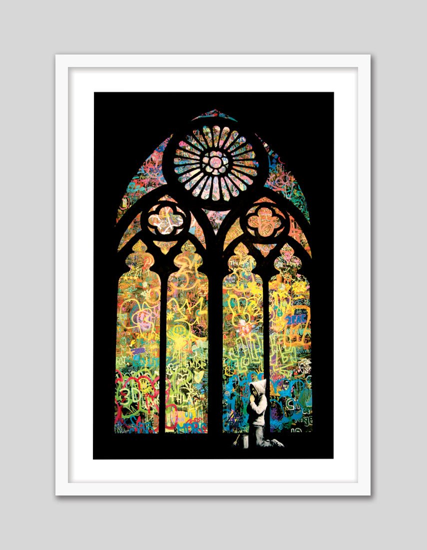 Stained Glass Window - The Good Poster Co. - Paper Size : 29.7 x 42.0 cm A3