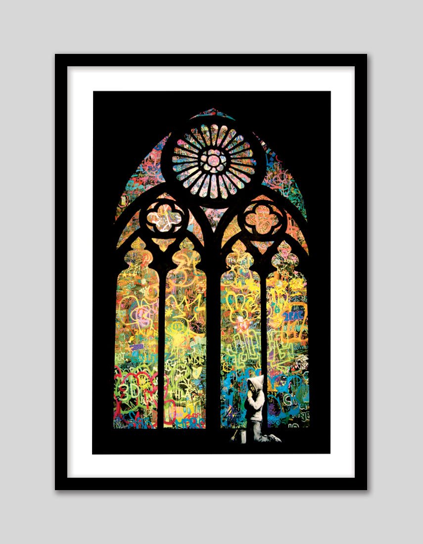 Stained Glass Window - The Good Poster Co. - Paper Size : 29.7 x 42.0 cm A3