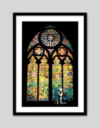 Stained Glass Window - The Good Poster Co. - Paper Size : 29.7 x 42.0 cm A3