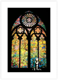 Stained Glass Window - The Good Poster Co. - Paper Size : 29.7 x 42.0 cm A3