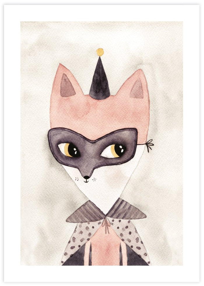 Super Kitty - The Good Poster Co. - Paper Size : 21.0 x 29.7 cm A4