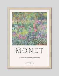 The Artist's Garden at Giverny - The Good Poster Co. - Paper Size : 29.7 x 42.0 cm A3