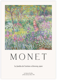 The Artist's Garden at Giverny - The Good Poster Co. - Paper Size : 29.7 x 42.0 cm A3