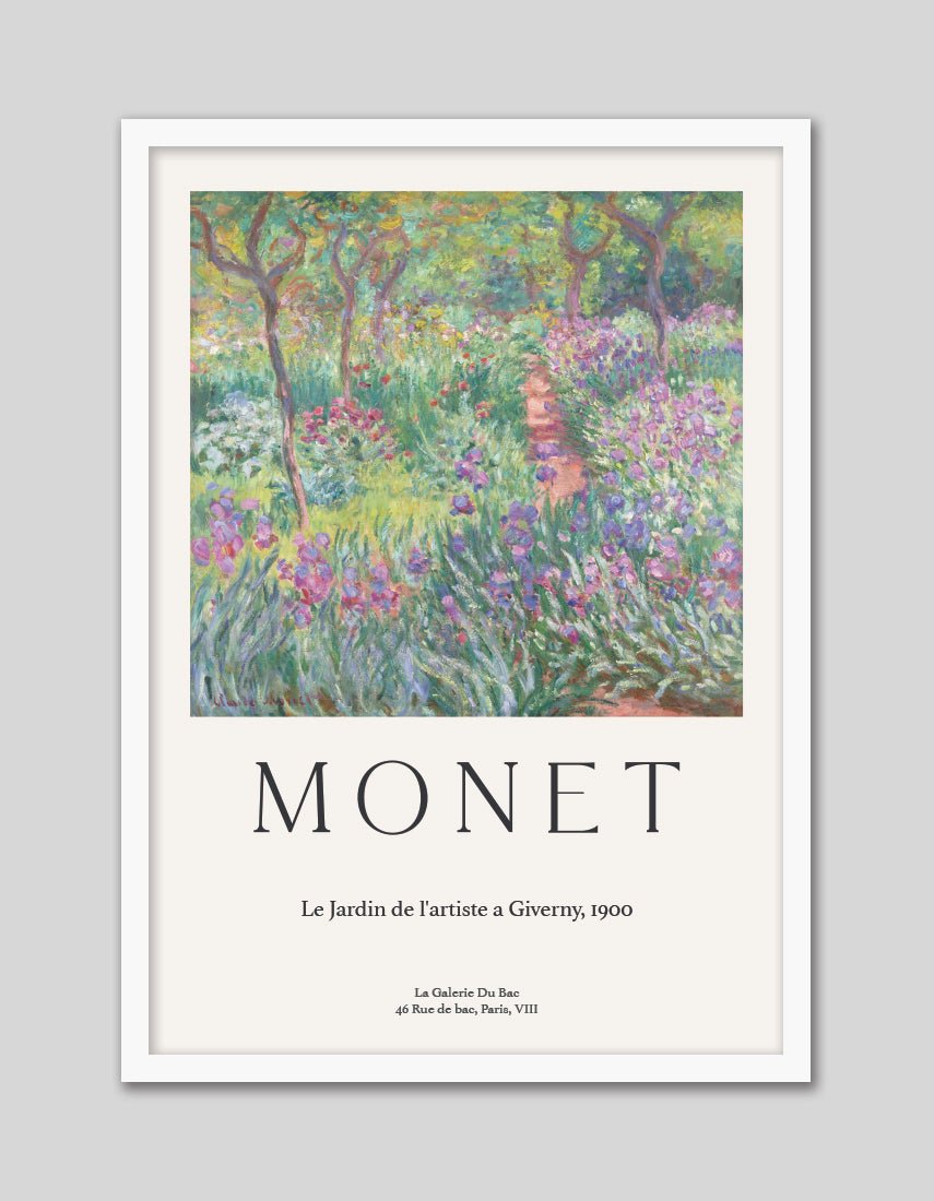 The Artist's Garden at Giverny - The Good Poster Co. - Paper Size : 29.7 x 42.0 cm A3