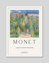 The Artist's Garden at Vétheuil - The Good Poster Co. - Paper Size : 29.7 x 42.0 cm A3