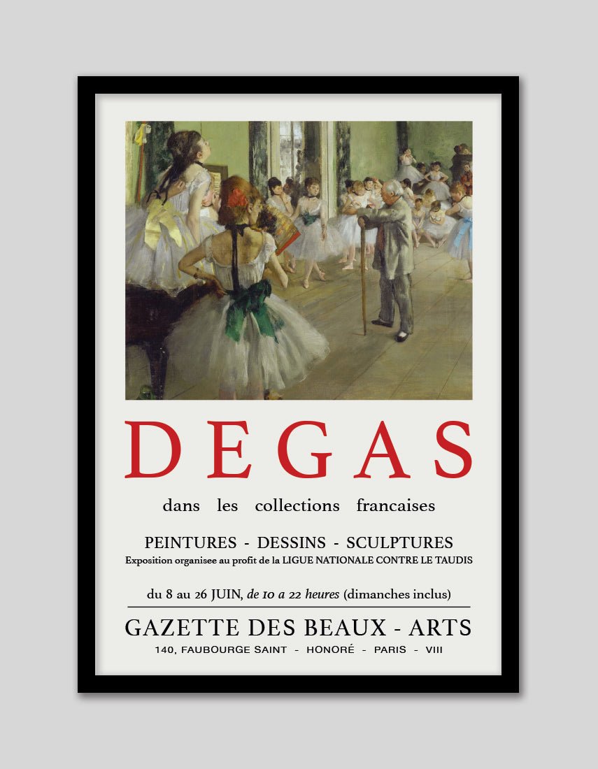 The Ballet Class Exhibition - The Good Poster Co. - Paper Size : 29.7 x 42.0 cm A3