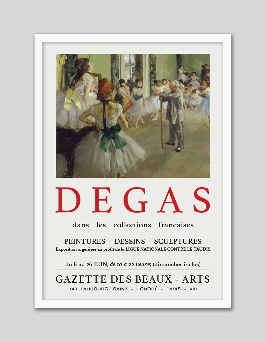 The Ballet Class Exhibition - The Good Poster Co. - Paper Size : 29.7 x 42.0 cm A3