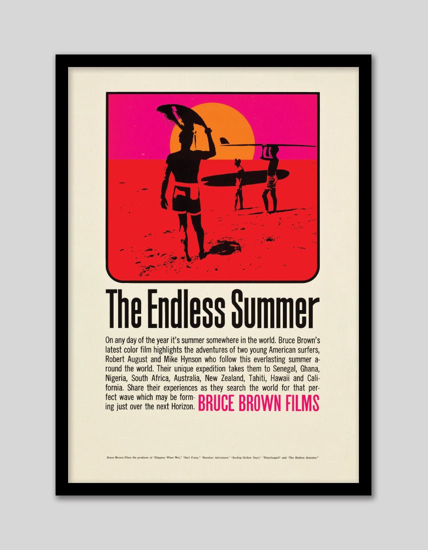The Endless Summer - The Good Poster Co. - Paper Size : 29.7 x 42.0 cm A3