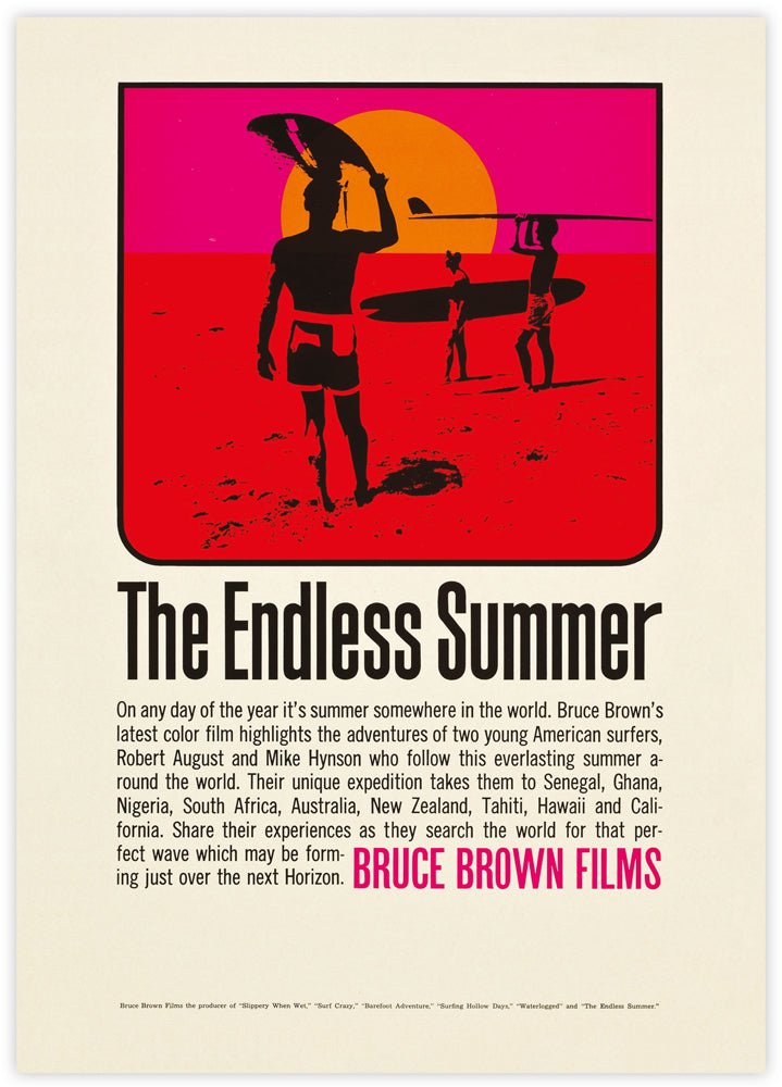 The Endless Summer - The Good Poster Co. - Paper Size : 29.7 x 42.0 cm A3