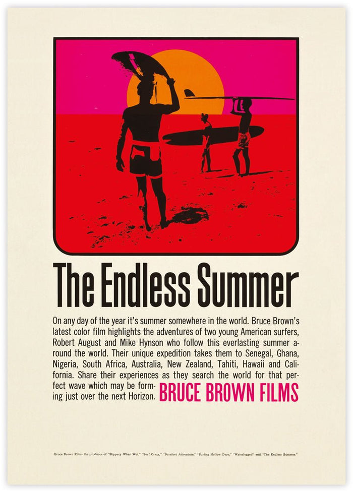 The Endless Summer - The Good Poster Co. - Paper Size : 29.7 x 42.0 cm A3