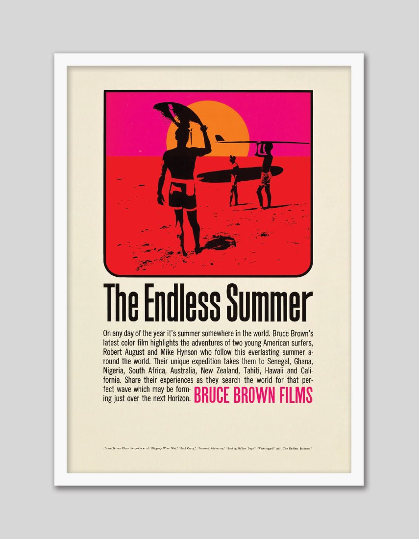 The Endless Summer - The Good Poster Co. - Paper Size : 29.7 x 42.0 cm A3