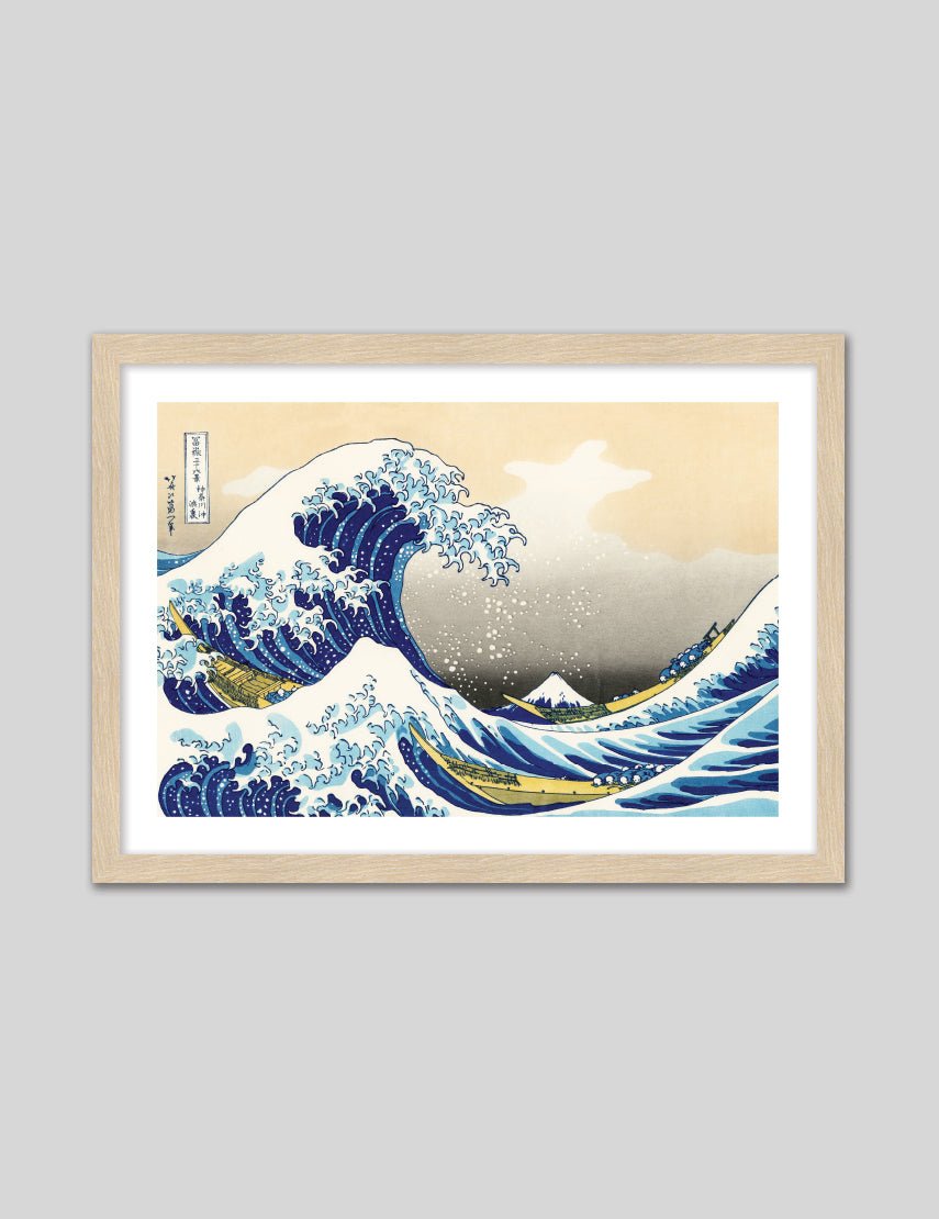 The Great Wave off Kanagawa - The Good Poster Co. - Paper Size : 29.7 x 42.0 cm A3
