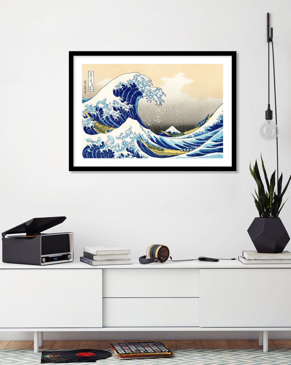 The Great Wave off Kanagawa - The Good Poster Co. - Paper Size : 29.7 x 42.0 cm A3