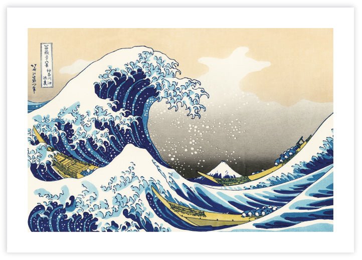 The Great Wave off Kanagawa - The Good Poster Co. - Paper Size : 29.7 x 42.0 cm A3