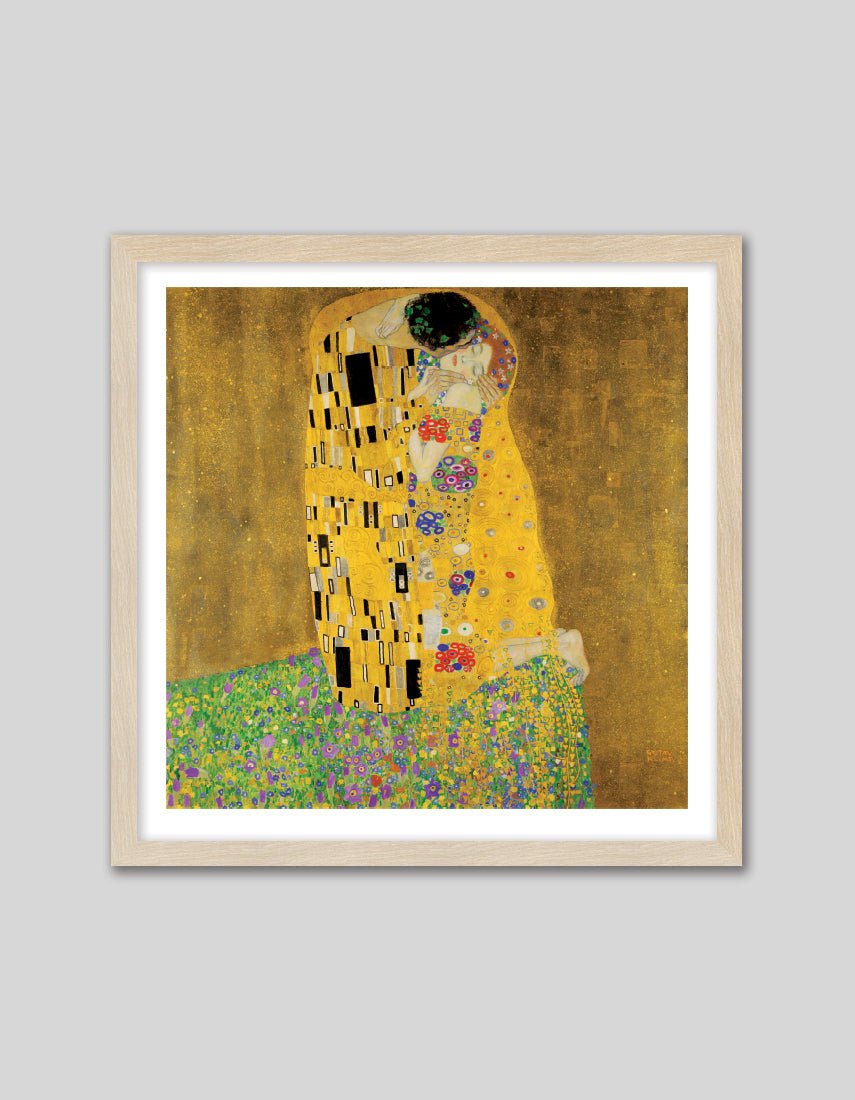 The Kiss by Gustav Klimt – Iconic Romantic Art Print – The Good