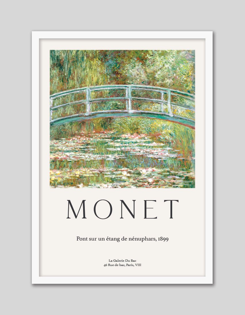 The Water Lily Pond - The Good Poster Co. - Paper Size : 29.7 x 42.0 cm A3
