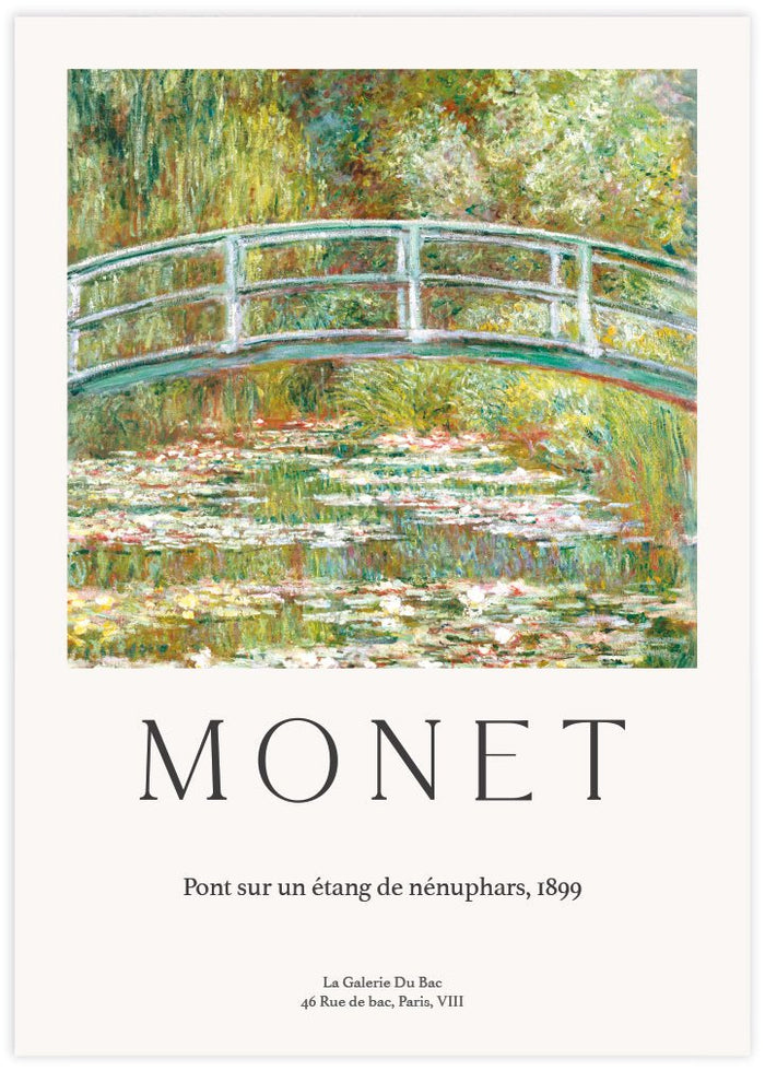 The Water Lily Pond - The Good Poster Co. - Paper Size : 29.7 x 42.0 cm A3