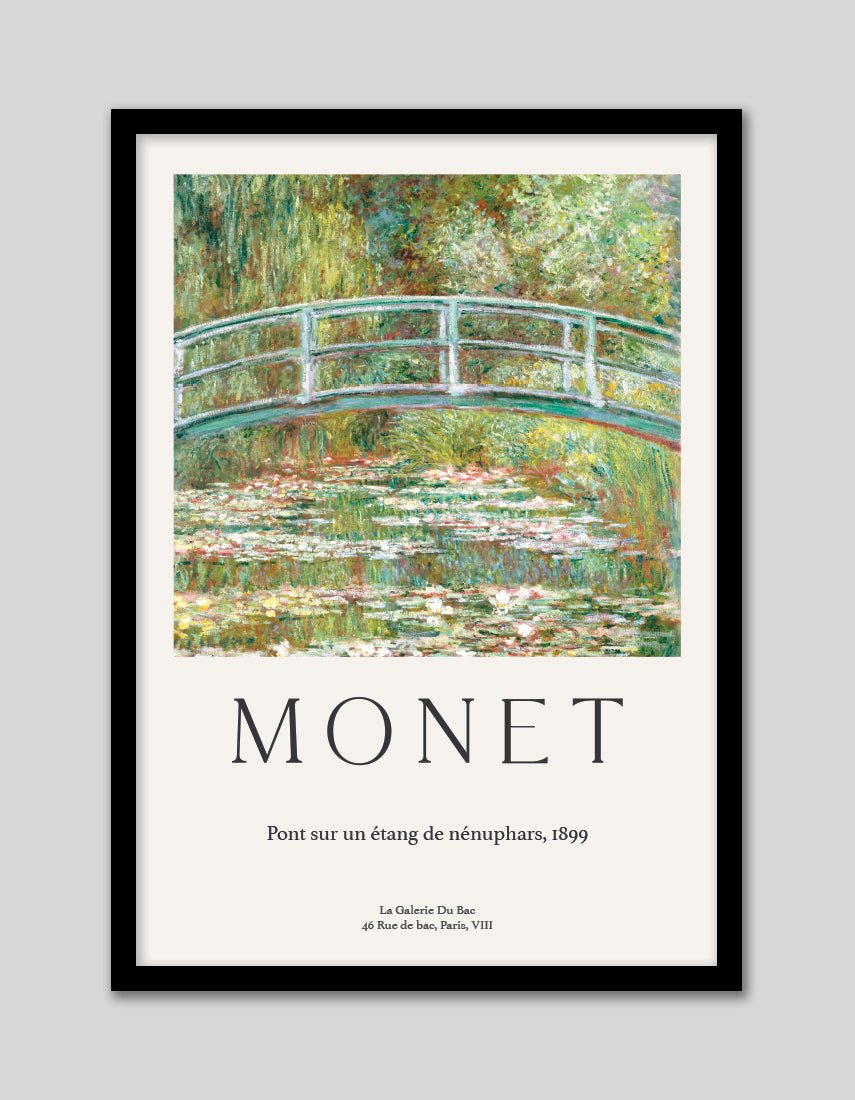 The Water Lily Pond - The Good Poster Co. - Paper Size : 29.7 x 42.0 cm A3