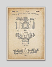Vintage Camera Patent - The Good Poster Co. - Paper Size : 29.7 x 42.0 cm A3