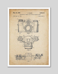 Vintage Camera Patent - The Good Poster Co. - Paper Size : 29.7 x 42.0 cm A3